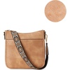image:imageBOSTANTEN Crossbody Bags for Women Trendy Vegan Leather Hobo Purses Shoulder Handbags Wide Shoulder StrapA05camel Brown
