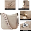 image:imageBOSTANTEN Crossbody Bags for Women Trendy Vegan Leather Hobo Purses Shoulder Handbags Wide Shoulder StrapA06light Grey