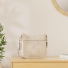image:imageBOSTANTEN Crossbody Bags for Women Trendy Vegan Leather Hobo Purses Shoulder Handbags Wide Shoulder StrapA06light Grey