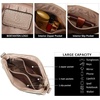 image:imageBOSTANTEN Crossbody Bags for Women Trendy Vegan Leather Hobo Purses Shoulder Handbags Wide Shoulder StrapA06light Grey