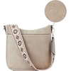 image:imageBOSTANTEN Crossbody Bags for Women Trendy Vegan Leather Hobo Purses Shoulder Handbags Wide Shoulder StrapA06light Grey