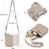 image:imageBOSTANTEN Crossbody Bags for Women Trendy Vegan Leather Hobo Purses Shoulder Handbags Wide Shoulder StrapA06light Grey