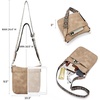 image:imageBOSTANTEN Crossbody Bags for Women Trendy Vegan Leather Hobo Purses Shoulder Handbags Wide Shoulder StrapA07light Brown