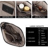 image:imageBOSTANTEN Crossbody Bags for Women Trendy Vegan Leather Hobo Purses Shoulder Handbags Wide Shoulder StrapA12black With Brown