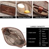 image:imageBOSTANTEN Crossbody Bags for Women Trendy Vegan Leather Hobo Purses Shoulder Handbags Wide Shoulder StrapA17beige and Brown
