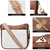 image:imageBOSTANTEN Crossbody Bags for Women Trendy Vegan Leather Hobo Purses Shoulder Handbags Wide Shoulder StrapA17beige and Brown