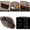 image:imageBOSTANTEN Crossbody Bags for Women Trendy Vegan Leather Hobo Purses Shoulder Handbags Wide Shoulder StrapSuede Coffee