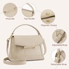 image:imageBOSTANTEN Crossbody Bags for Women Vegan Leather Small Purse with Top Handle Shoulder Handbags for Everyday UseApricot