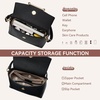 image:imageBOSTANTEN Crossbody Bags for Women Vegan Leather Small Purse with Top Handle Shoulder Handbags for Everyday UseBlack