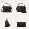 image:imageBOSTANTEN Crossbody Bags for Women Vegan Leather Small Purse with Top Handle Shoulder Handbags for Everyday UseBlack