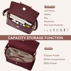 image:imageBOSTANTEN Crossbody Bags for Women Vegan Leather Small Purse with Top Handle Shoulder Handbags for Everyday UseRed