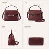 image:imageBOSTANTEN Crossbody Bags for Women Vegan Leather Small Purse with Top Handle Shoulder Handbags for Everyday UseRed