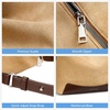 image:imageBOSTANTEN Crossbody Purse for Women Small Shoulder Bag Soft Suede and Pebbled Vegan Leather Hobo Bags with Adjustable StrapApricotsuede