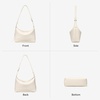 image:imageBOSTANTEN Crossbody Purse for Women Small Shoulder Bag Soft Suede and Pebbled Vegan Leather Hobo Bags with Adjustable StrapBeigepebbled Leather