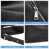 image:imageBOSTANTEN Crossbody Purse for Women Small Shoulder Bag Soft Suede and Pebbled Vegan Leather Hobo Bags with Adjustable StrapBlack Pebbled Leather