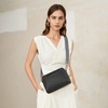 image:imageBOSTANTEN Crossbody Purse for Women Triple Zip Cell Phone Leather Handbag with Colored Shoulder StrapBlack