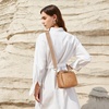 image:imageBOSTANTEN Crossbody Purse for Women Triple Zip Cell Phone Leather Handbag with Colored Shoulder StrapP02camel Brown