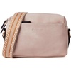 image:imageBOSTANTEN Crossbody Purse for Women Triple Zip Cell Phone Leather Handbag with Colored Shoulder StrapPink