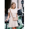 image:imageBOSTANTEN Crossbody Purse for Women Triple Zip Cell Phone Leather Handbag with Colored Shoulder StrapPink
