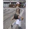 image:imageBOSTANTEN Crossbody Purses for Women Medium Shoulder Bag Quilted Handbags with Zipper PocketC03black