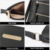 image:imageBOSTANTEN Crossbody Purses for Women Medium Shoulder Bag Quilted Handbags with Zipper PocketC03black