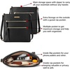 image:imageBOSTANTEN Crossbody Purses for Women Medium Shoulder Bag Quilted Handbags with Zipper PocketC03black