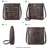 image:imageBOSTANTEN Crossbody Purses for Women Medium Shoulder Bag Quilted Handbags with Zipper PocketC04coffee