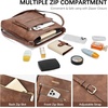 image:imageBOSTANTEN Crossbody Purses for Women Medium Shoulder Bag Quilted Handbags with Zipper PocketC05brown