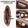 image:imageBOSTANTEN Crossbody Purses for Women Medium Shoulder Bag Quilted Handbags with Zipper PocketZ01brown