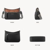 image:imageBOSTANTEN Crossbody Purses for Women Medium Shoulder Bag Quilted Handbags with Zipper PocketZ01brown With Black