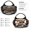 image:imageBOSTANTEN Genuine Leather Purses for Women Designer Handbags Crossbody Shoulder Bags Top Handle Satchel with Adjustable StrapL02black