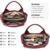 image:imageBOSTANTEN Genuine Leather Purses for Women Designer Handbags Crossbody Shoulder Bags Top Handle Satchel with Adjustable StrapL05red