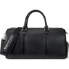image:imageBOSTANTEN Genuine Leather Travel Weekender Overnight Duffel Bag Gym Sports Luggage Tote Duffle Bags for Men Medium 185X925X1050Ablack