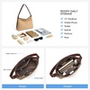 image:imageBOSTANTEN Hobo Bags for Women Suede and Vegan Leather Shoulder Handbag Purse for Everyday Work TravelSuede Tan