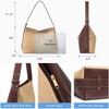 image:imageBOSTANTEN Hobo Bags for Women Suede and Vegan Leather Shoulder Handbag Purse for Everyday Work TravelSuede Tan
