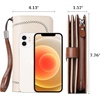 image:imageBOSTANTEN Leather Wallet for Women RFID Blocking Zip Around Credit Cards Holder Phone Clutch1ABeigeBrown