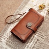 image:imageBOSTANTEN Leather Wallet for Women RFID Blocking Zip Around Credit Cards Holder Phone Clutch1ABrown