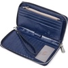image:imageBOSTANTEN Leather Wallet for Women RFID Blocking Zip Around Credit Cards Holder Phone ClutchBNavy Blue