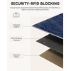image:imageBOSTANTEN Leather Wallet for Women RFID Blocking Zip Around Credit Cards Holder Phone ClutchBNavy Blue