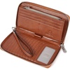 image:imageBOSTANTEN Leather Wallet for Women RFID Blocking Zip Around Credit Cards Holder Phone ClutchBbrown