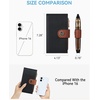 image:imageBOSTANTEN Leather Wallets for Women Large RFID Blocking Slim Bifold Purse Card Holder with Zipper Pocket Black1BlackBrown