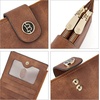 image:imageBOSTANTEN Leather Wallets for Women Large RFID Blocking Slim Bifold Purse Card Holder with Zipper Pocket Black3BrownVegan