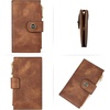 image:imageBOSTANTEN Leather Wallets for Women Large RFID Blocking Slim Bifold Purse Card Holder with Zipper Pocket Black3BrownVegan