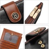 image:imageBOSTANTEN Leather Wallets for Women Large RFID Blocking Slim Bifold Purse Card Holder with Zipper Pocket Black4BlackBrown