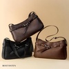 image:imageBOSTANTEN Medium Vegan Leather Shoulder Handbag for Women Vintage Lightweight Hobo Purse with Adjustable Wide Strap for WorkCoffee