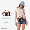image:imageBOSTANTEN Mini Tote for Women Crossbody Bag with Adjustable Strap Top Handle Summer Purse for Everyday UseA02black With Brown
