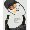 image:imageBOSTANTEN Purses for Women Crescent Crossbody Bag Vegan Leather Shoulder Hobo Handbag Adjustable StrapSmall Black