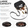 image:imageBOSTANTEN Quilted Crossbody Bags for Women Vegan Leather Purses Shoulder Handbags with Wide StrapBlack