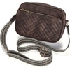 image:imageBOSTANTEN Quilted Crossbody Bags for Women Vegan Leather Purses Shoulder Handbags with Wide StrapCoffee