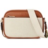 image:imageBOSTANTEN Quilted Crossbody Bags for Women Vegan Leather Purses Shoulder Handbags with Wide StrapPatternbrown